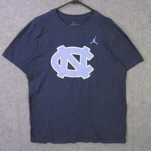 North Carolina Tar Heels Shirt Mens Medium Blue NCAA Basketball Nike Tee Graphic